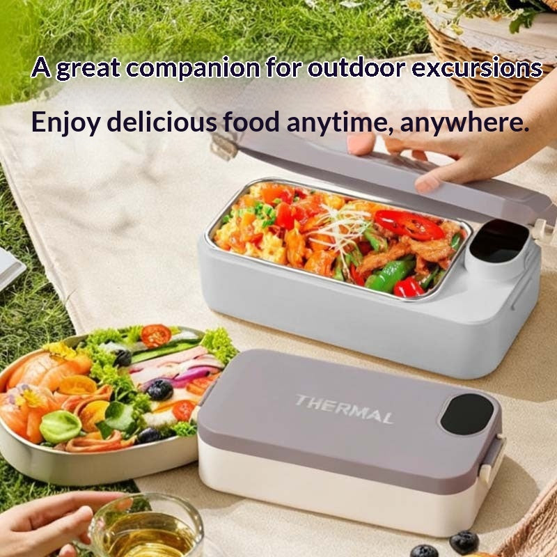 ThermaGo Heated Lunch Box 900ML Portable Food Warmer